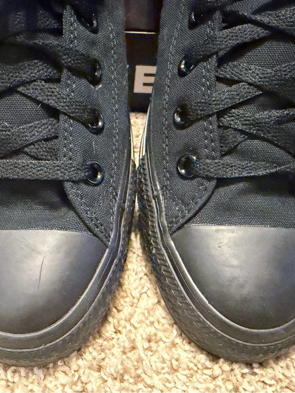 Converse Unisex Black Monochrome Men's 11.5 Women's 13.5 - Picture 8 of 10
